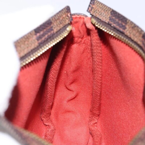 LOUIS VUITTON Damier Ebene Trousse Makeup Pouch N51982 LV Auth mr1493 - Picture 11 of 16